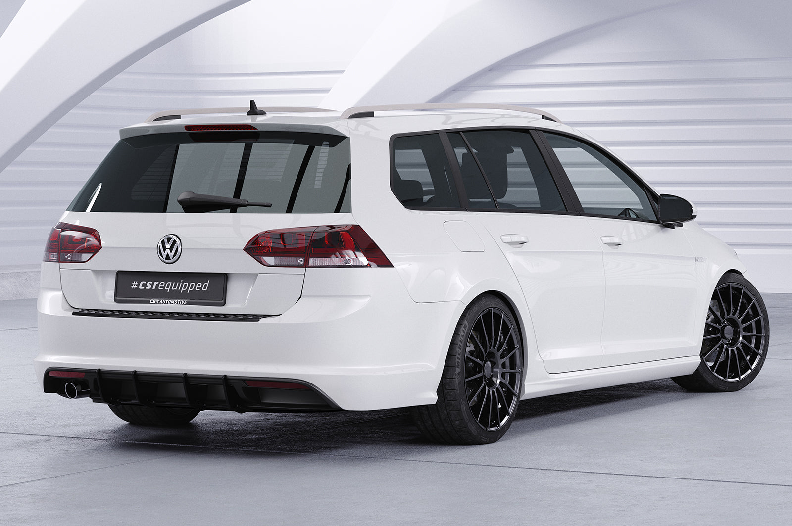 CSR Racing Diffusor | Heckansatz für VW Golf 7 (Typ AU) GTD Variant HA358