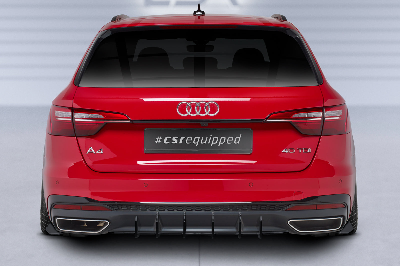 CSR Racing Diffusor | Heckansatz für Audi A4 B9 (Typ 8W) Avant S-Line HA366