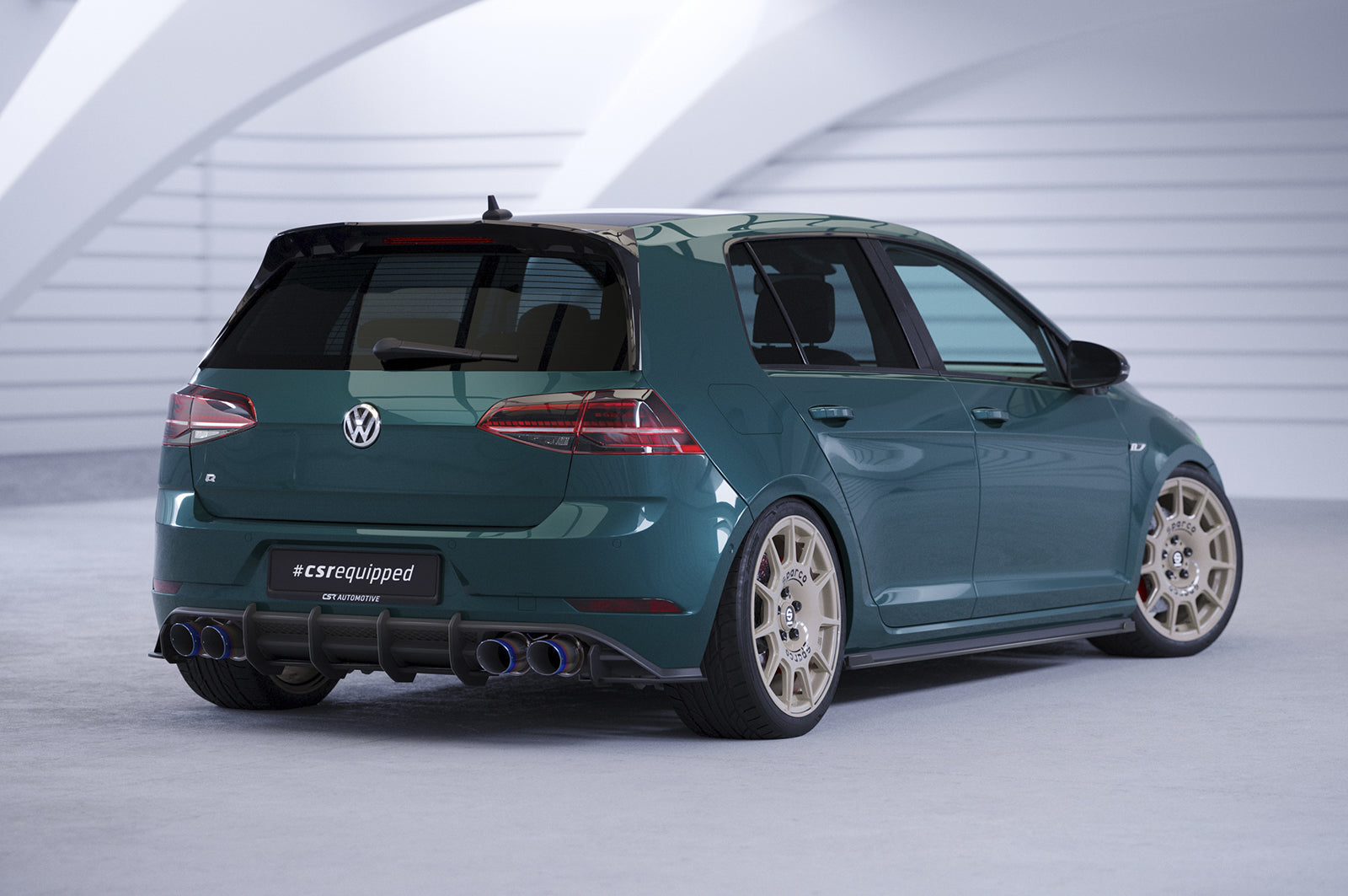 CSR Racing Diffusor | Heckansatz für VW Golf 7 (Typ AU) R HA373