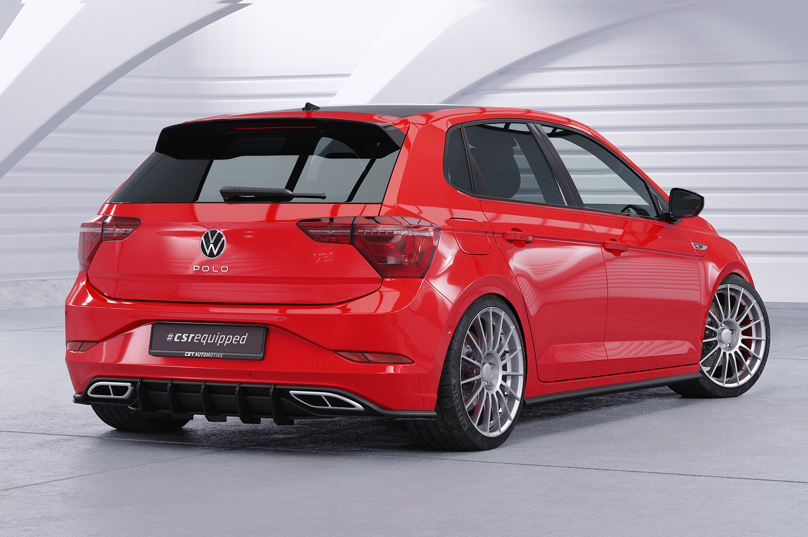 CSR Racing Diffusor | Heckansatz für VW Polo 6 2G (Typ AW) R-Line HA374
