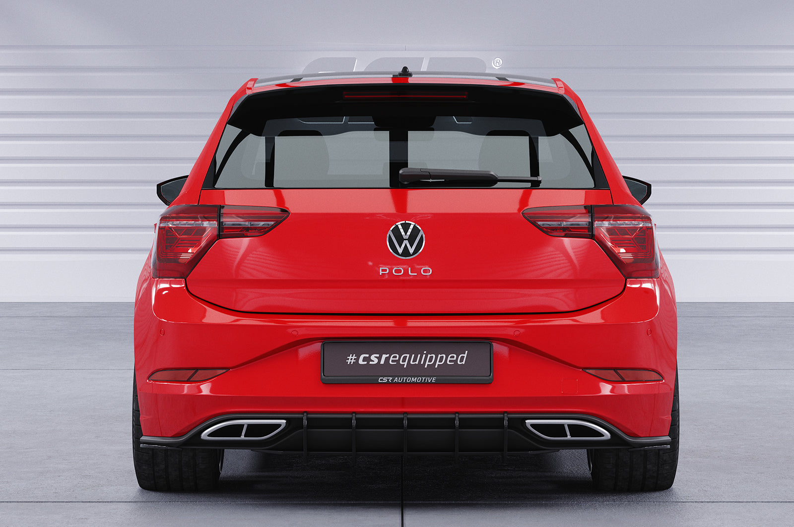 CSR Racing Diffusor | Heckansatz für VW Polo 6 2G (Typ AW) R-Line HA374