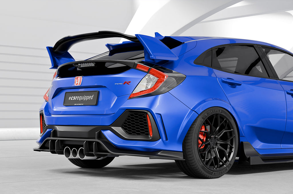 CSR Racing Diffusor | Heckansatz für Honda Civic FK8 Type R HA381 Unlackiert roh (Lackierung erforderlich)