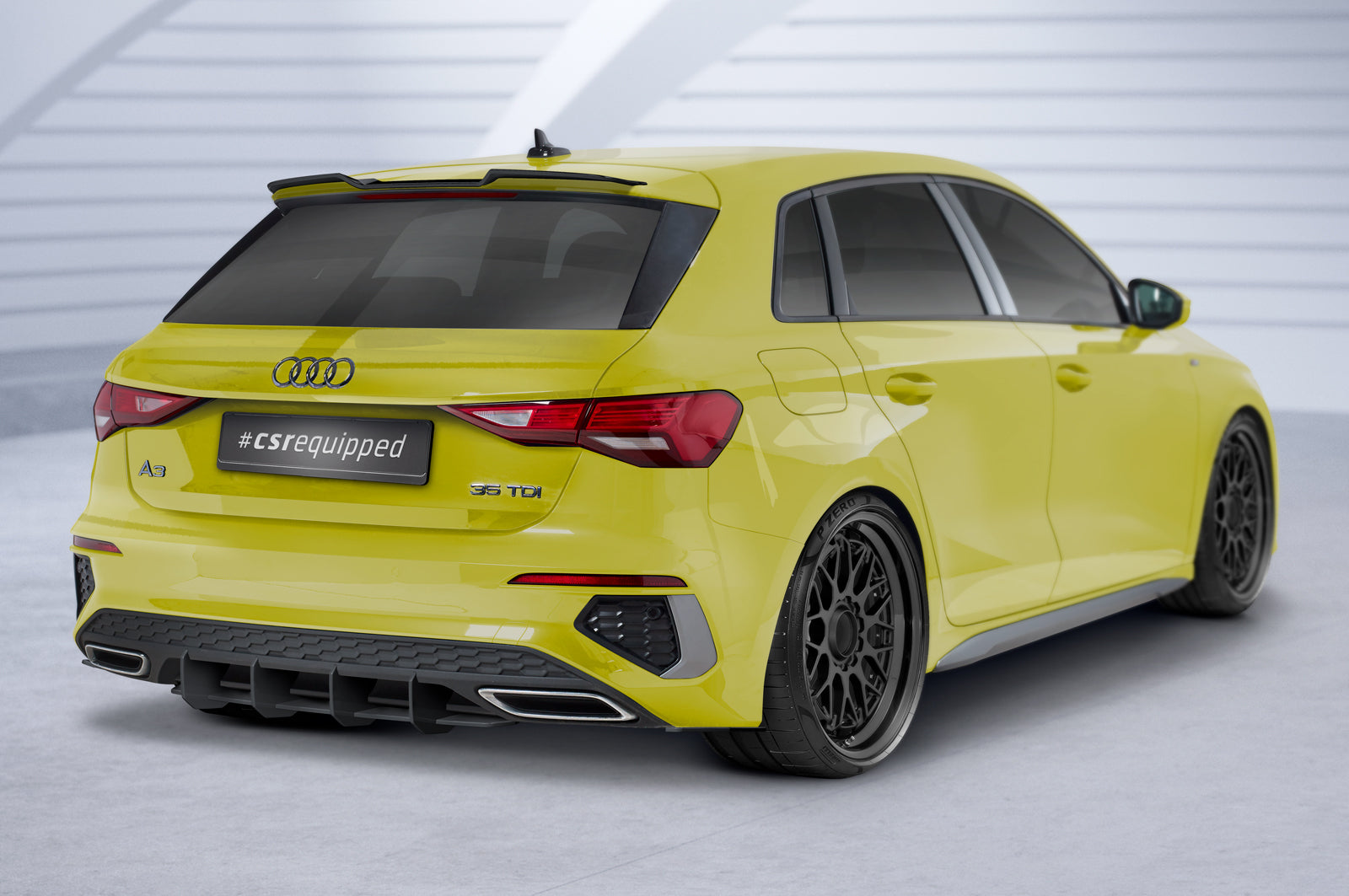 CSR Racing Diffusor | Heckansatz für Audi A3 8Y S-Line HA383