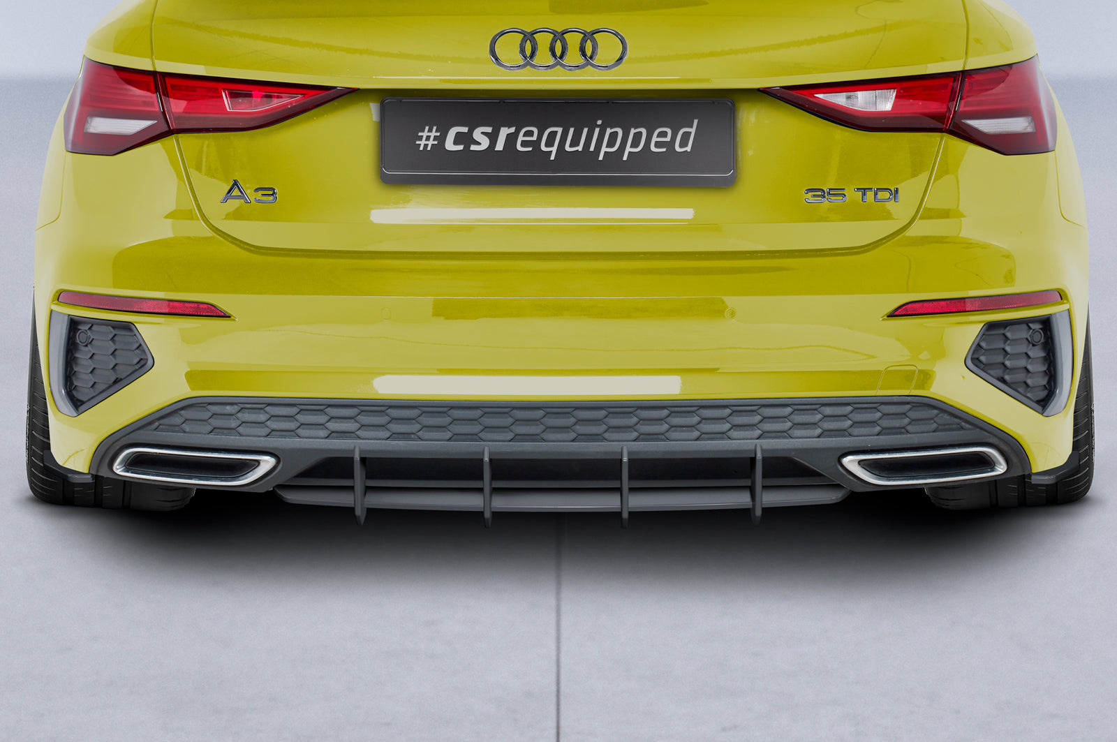 CSR Racing Diffusor | Heckansatz für Audi A3 8Y S-Line HA383
