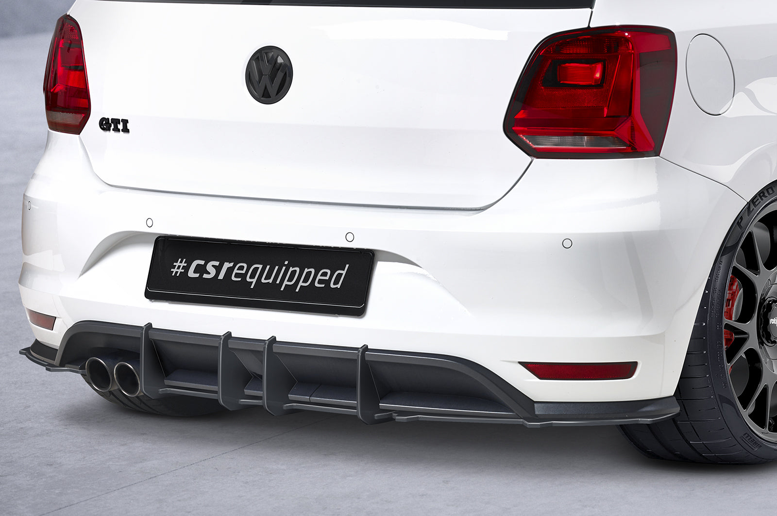 CSR Racing Diffusor | Heckansatz für VW Polo 5 (Typ 6R/6C) GTI HA405