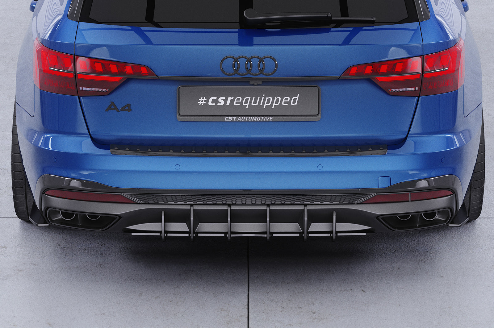 CSR Racing Diffusor | Heckansatz für Audi A4 B9 (Typ 8W) Avant S-Line HA407