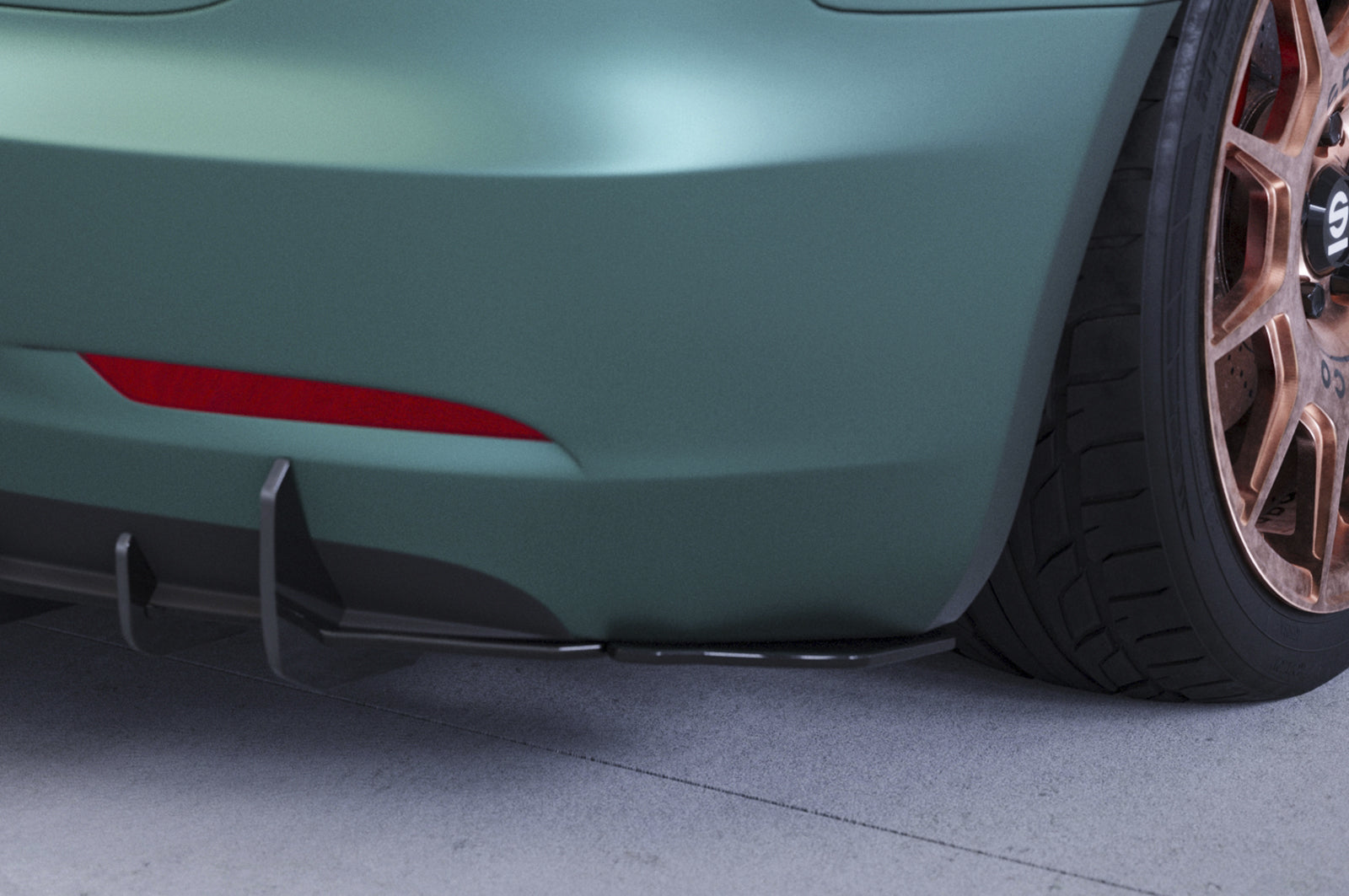 CSR Racing Diffusor | Heckansatz für Tesla Model 3 HA413-L