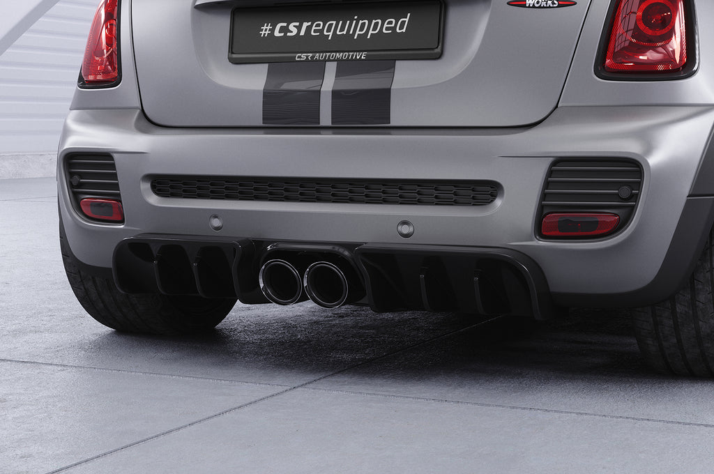 CSR Diffusor | Heckansatz mit ABE für Mini R58 / R59 JCW HA417-L Unlackiert roh (Lackierung erforderlich)