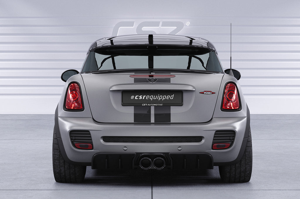 CSR Diffusor | Heckansatz mit ABE für Mini R58 / R59 JCW HA417-L Unlackiert roh (Lackierung erforderlich)