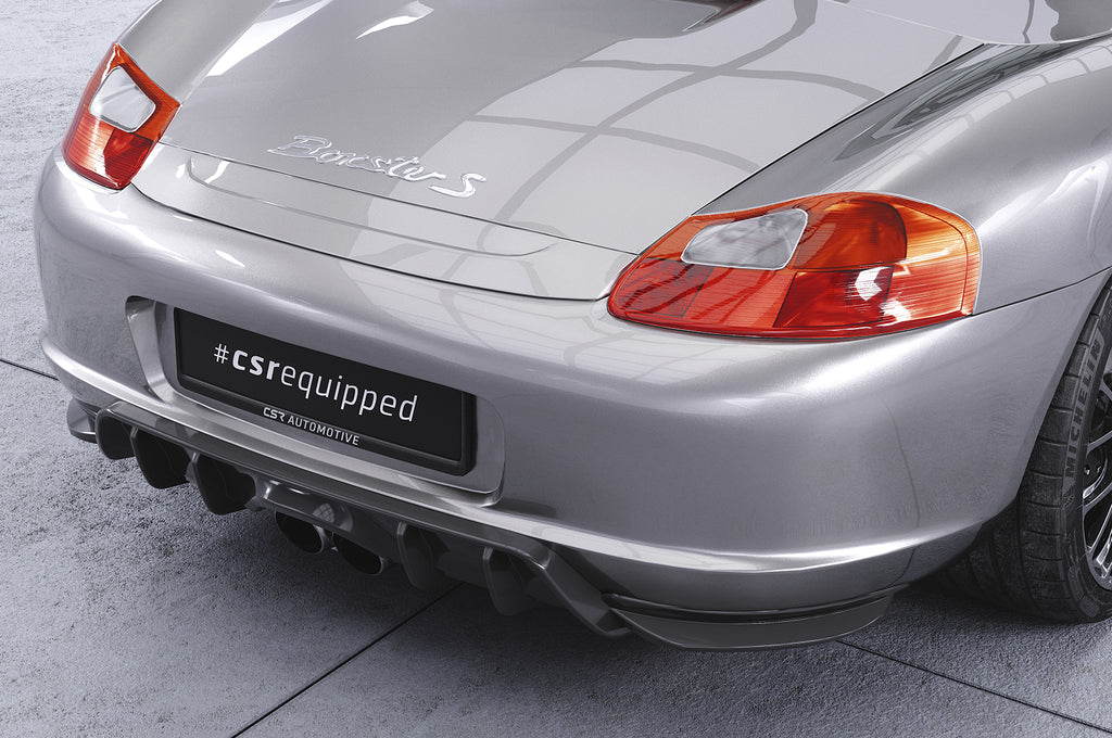 CSR Diffusor | Heckansatz mit ABE für Porsche Boxster 986 HA421-S Strukturiert schwarz matt (keine Lackierung erforderlich)