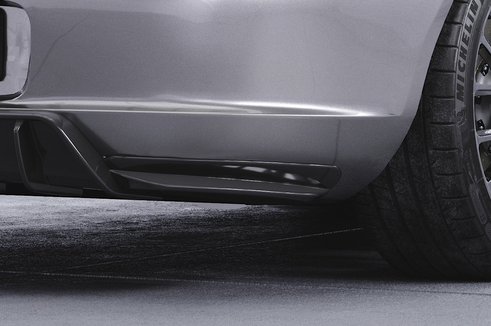 CSR Diffusor | Heckansatz mit ABE für Porsche Boxster 986 HA421-C Carbon Look Hochglanz (keine Lackierung erforderlich)