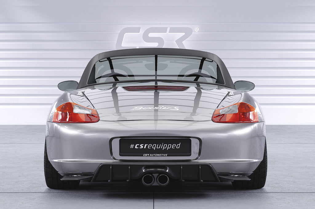 CSR Diffusor | Heckansatz mit ABE für Porsche Boxster 986 HA421-C Carbon Look Hochglanz (keine Lackierung erforderlich)