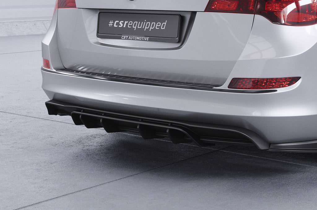 CSR Diffusor | Heckansatz mit ABE für Opel Astra J Sports Tourer HA423-G Glossy schwarz Hochglanz (keine Lackierung erforderlich)