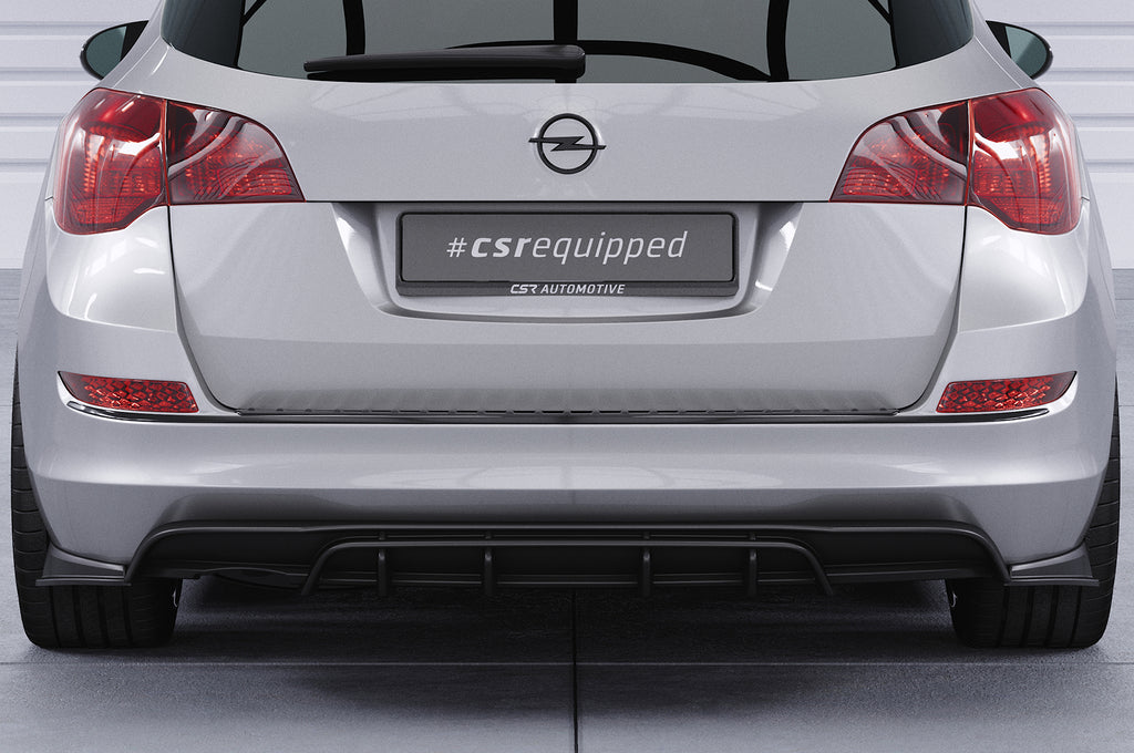 CSR Diffusor | Heckansatz mit ABE für Opel Astra J Sports Tourer HA423-L Unlackiert roh (Lackierung erforderlich)