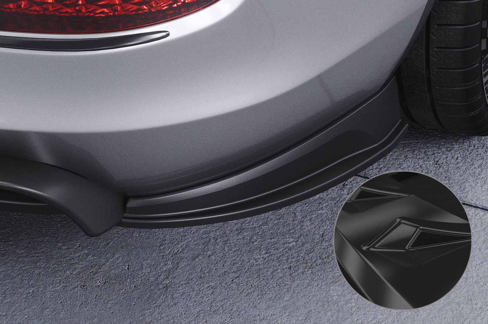 CSR Diffusor | Heckansatz mit ABE für Opel Astra J Sports Tourer HA424-G Glossy schwarz Hochglanz (keine Lackierung erforderlich)