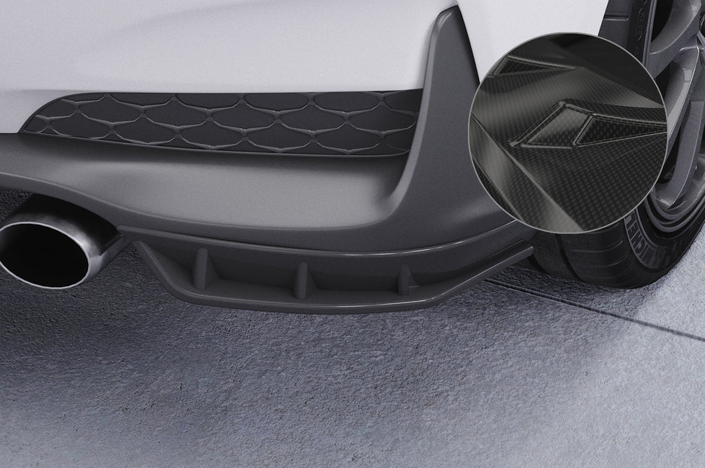 CSR Diffusor | Heckansatz mit ABE für Hyundai I30 (PD) N HA429-C Carbon Look Hochglanz (keine Lackierung erforderlich)
