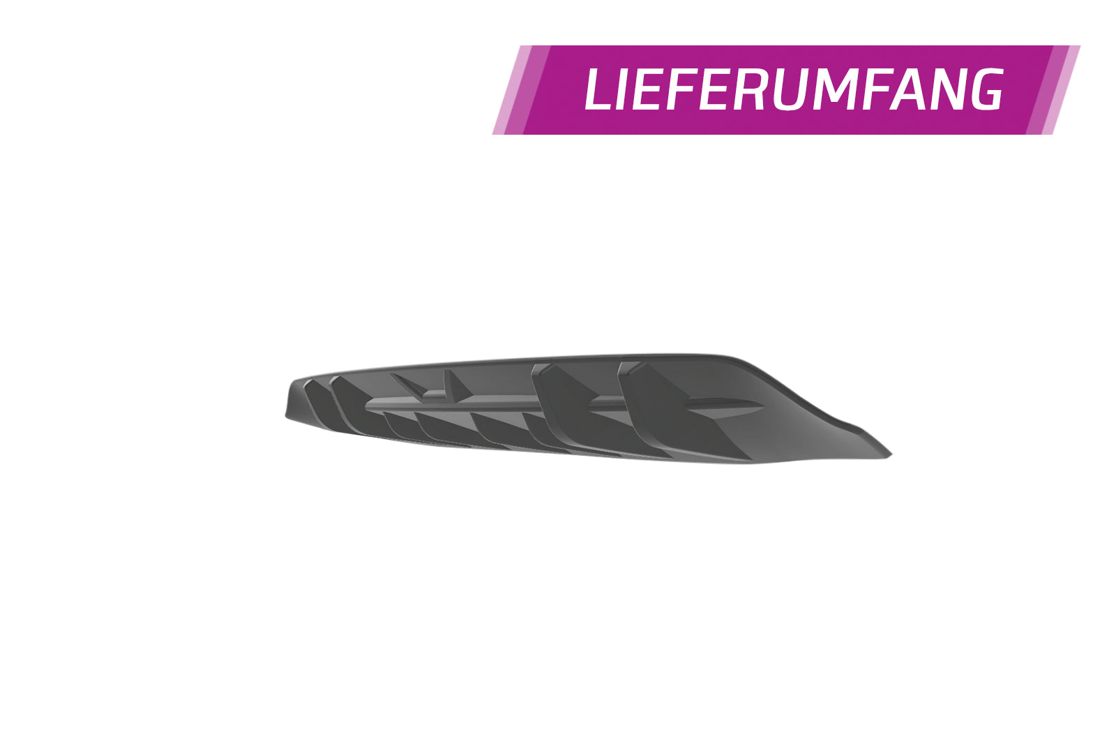 CSR Diffusor | Heckansatz mit ABE für Kia Stinger GT HA430-C Carbon Look Hochglanz (keine Lackierung erforderlich)