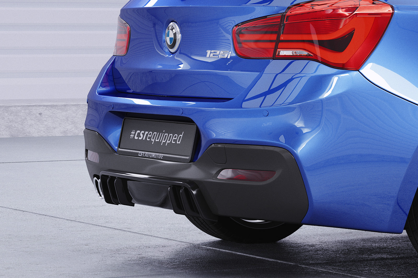 CSR Diffusor | Heckansatz mit ABE für BMW 1er F20 / F21 M-Paket HA432