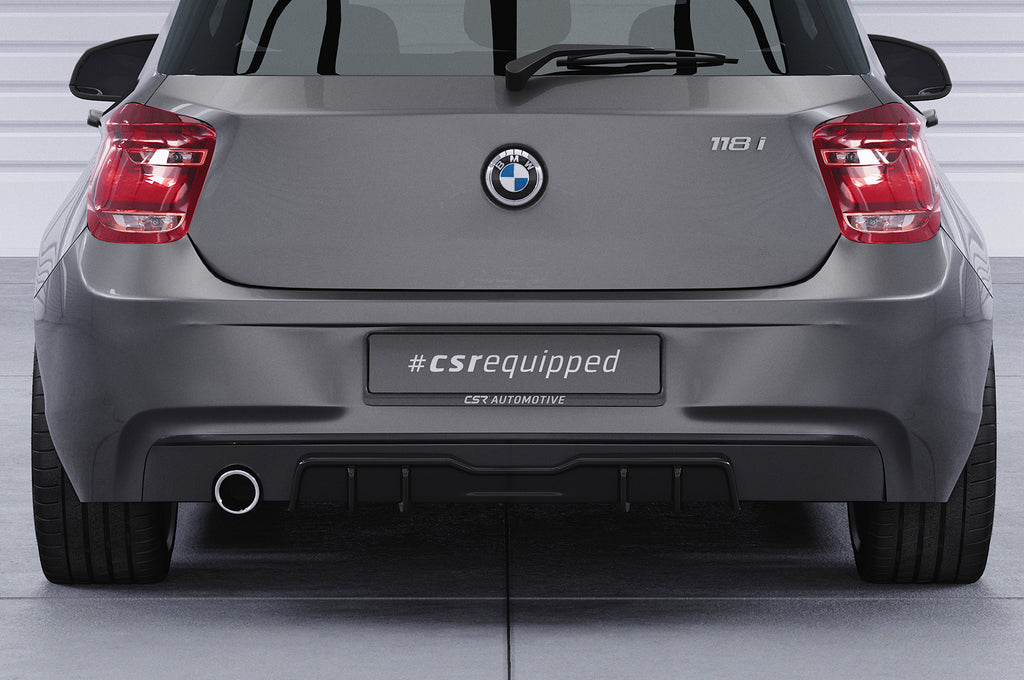 CSR Diffusor | Heckansatz mit ABE für BMW 1er F20 / F21 HA433-L Unlackiert roh (Lackierung erforderlich)