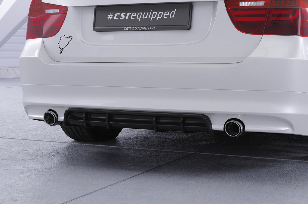 CSR Diffusor | Heckansatz mit ABE für BMW 3er E90 / E91 HA435-L Unlackiert roh (Lackierung erforderlich)