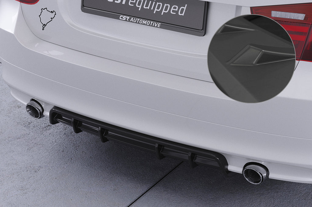 CSR Diffusor | Heckansatz mit ABE für BMW 3er E90 / E91 HA435-L Unlackiert roh (Lackierung erforderlich)