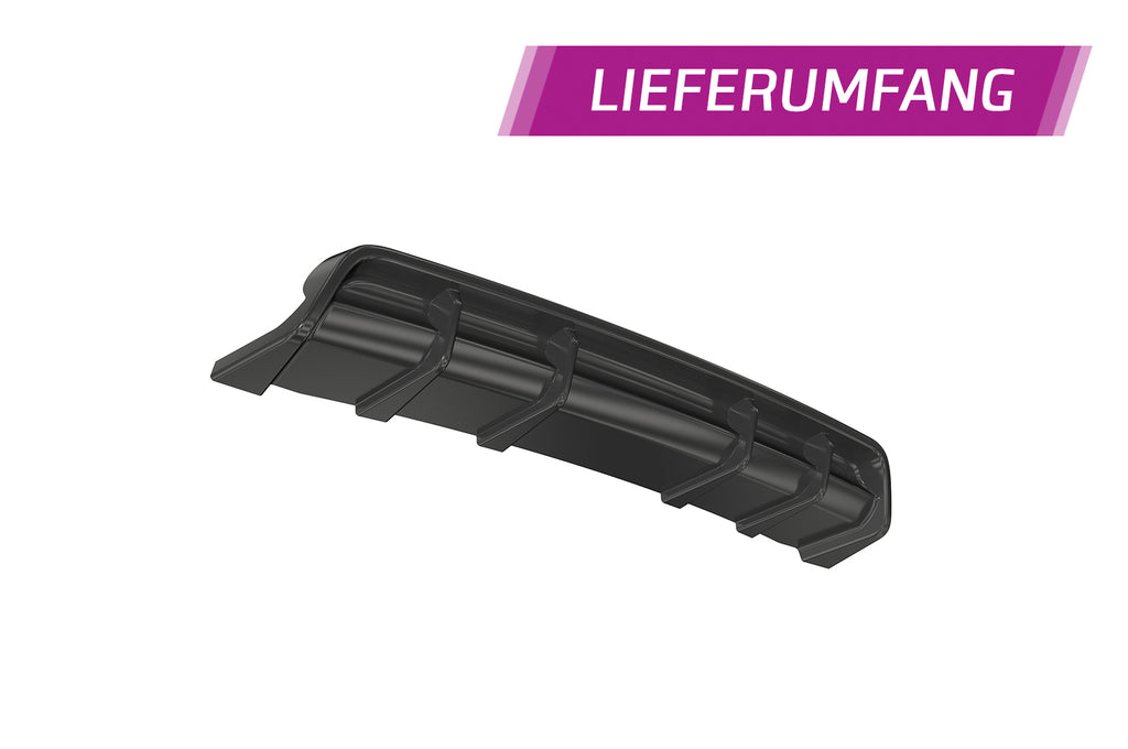CSR Diffusor | Heckansatz mit ABE für BMW 3er E90 / E91 HA435-C Carbon Look Hochglanz (keine Lackierung erforderlich)