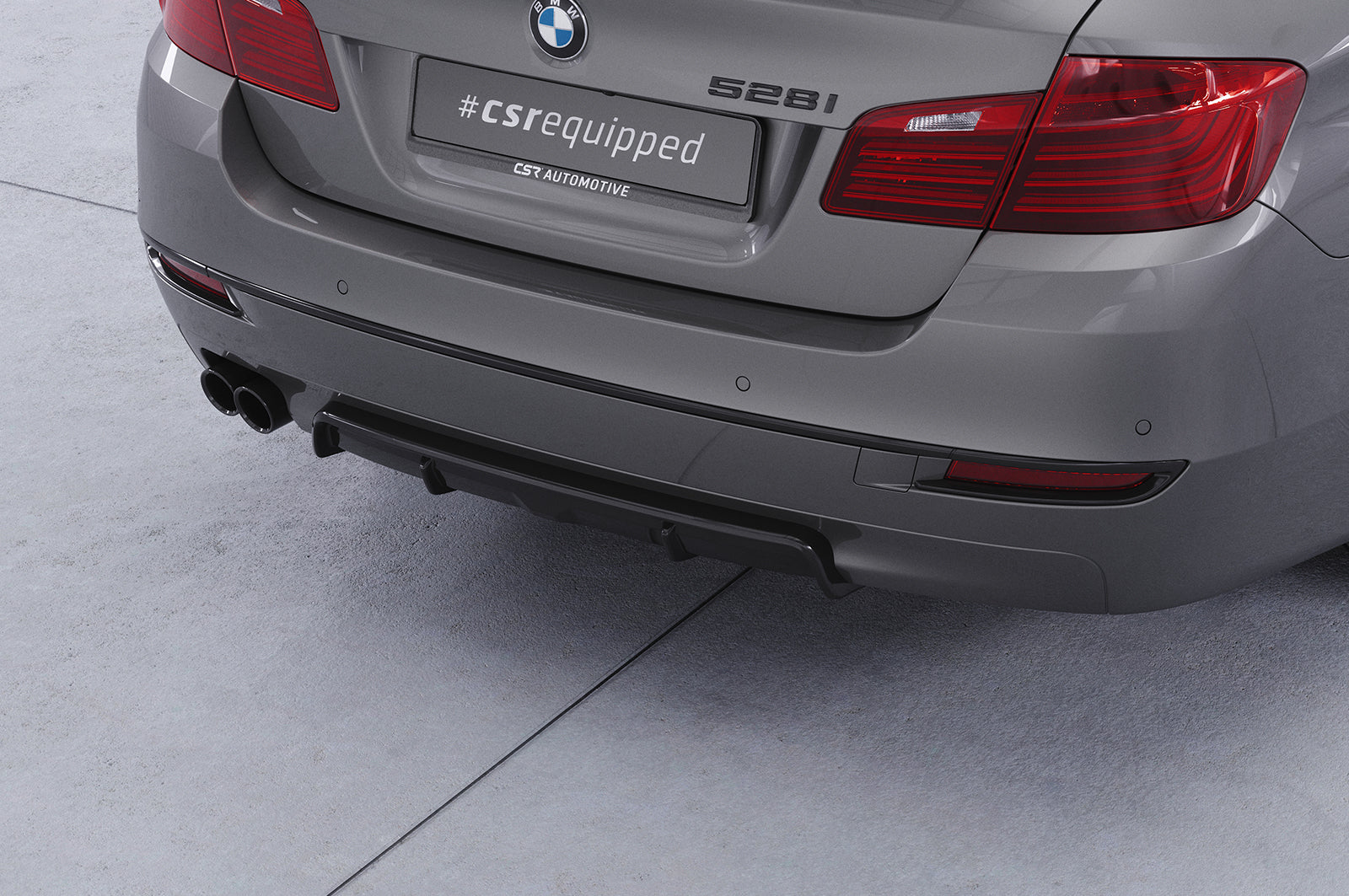 CSR Diffusor | Heckansatz mit ABE für BMW 5er F11 HA436-L Unlackiert roh (Lackierung erforderlich)