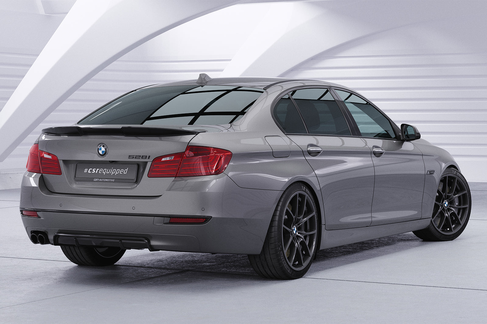 CSR Diffusor | Heckansatz mit ABE für BMW 5er F11 HA436-L Unlackiert roh (Lackierung erforderlich)