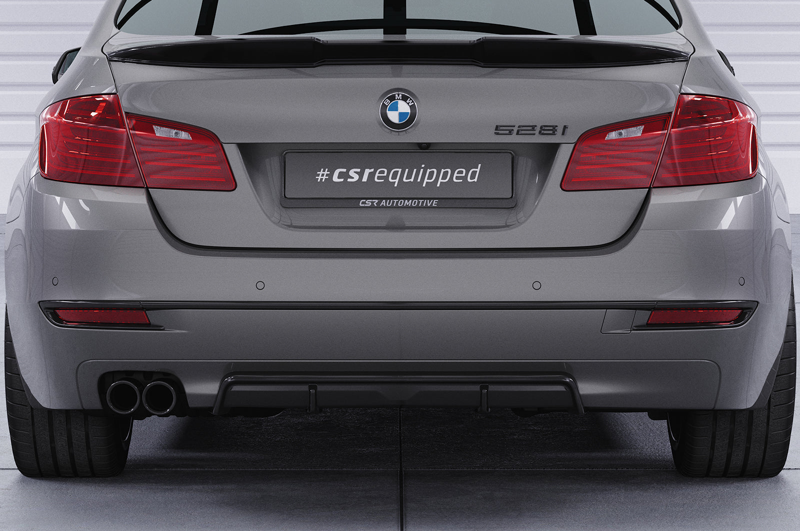 CSR Diffusor | Heckansatz mit ABE für BMW 5er F11 HA436-L Unlackiert roh (Lackierung erforderlich)