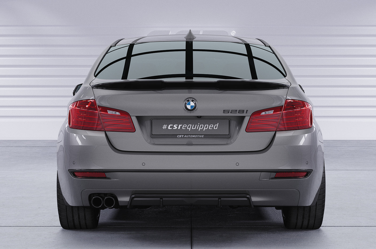 CSR Diffusor | Heckansatz mit ABE für BMW 5er F11 HA436-L Unlackiert roh (Lackierung erforderlich)