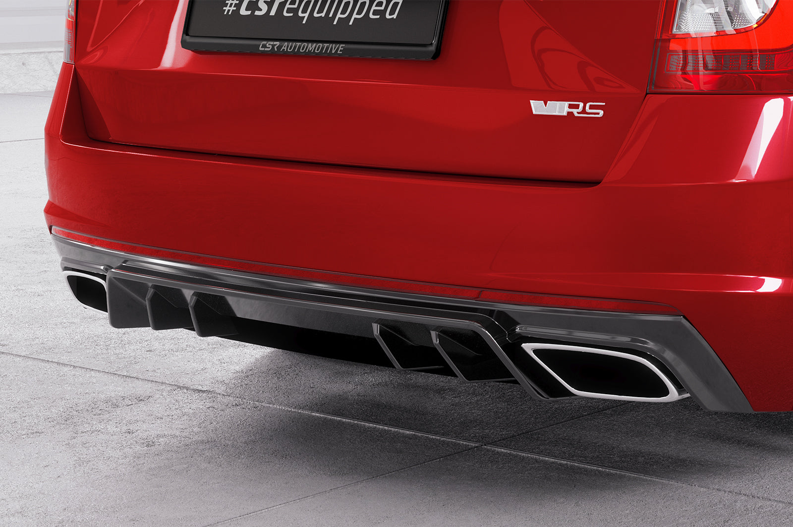 CSR Diffusor | Heckansatz mit ABE für Skoda Octavia 3 Typ 5E RS HA437