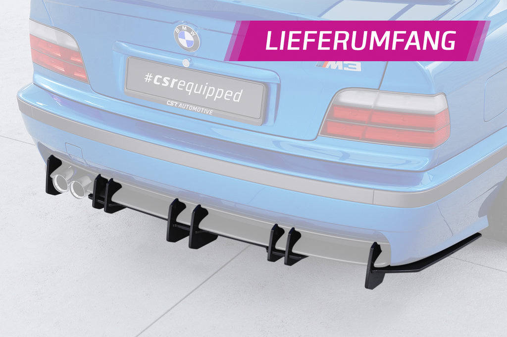 CSR Racing Diffusor | Heckansatz für BMW 3er E36 M-Paket HA438