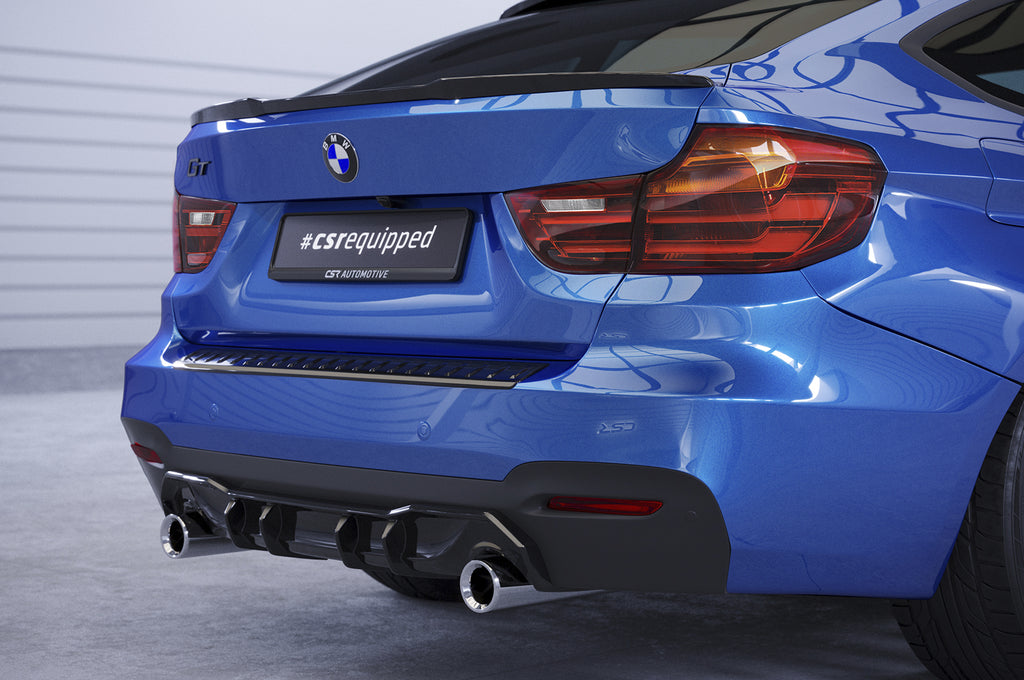CSR Diffusor | Heckansatz mit ABE für BMW 3er F34 HA444-S Strukturiert schwarz matt (keine Lackierung erforderlich)