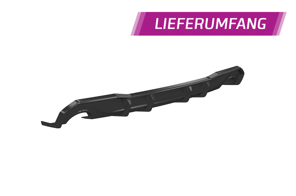 CSR Diffusor | Heckansatz mit ABE für BMW 3er F34 HA444-C Carbon Look Hochglanz (keine Lackierung erforderlich)