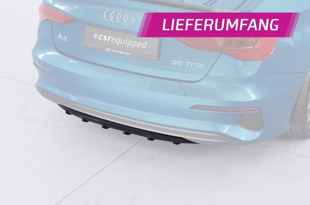 CSR Diffusor | Heckansatz mit ABE für Audi A3 8Y HA449