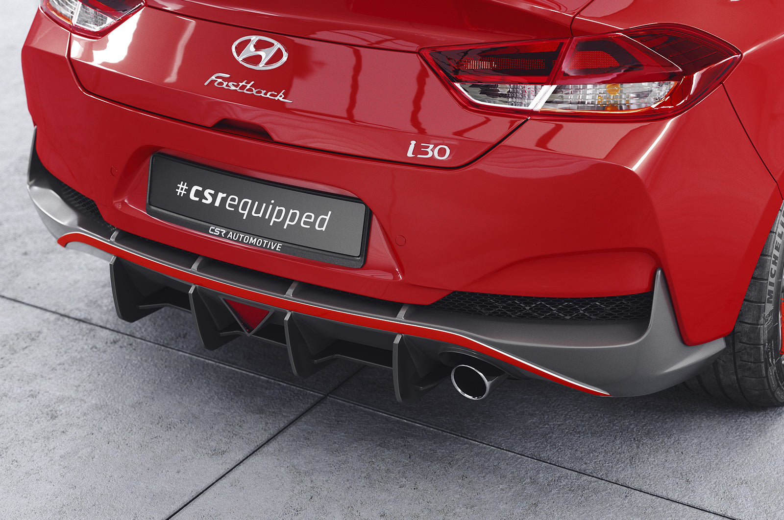 CSR Racing Diffusor | Heckansatz für Hyundai I30 (PD) Fastback N HA452