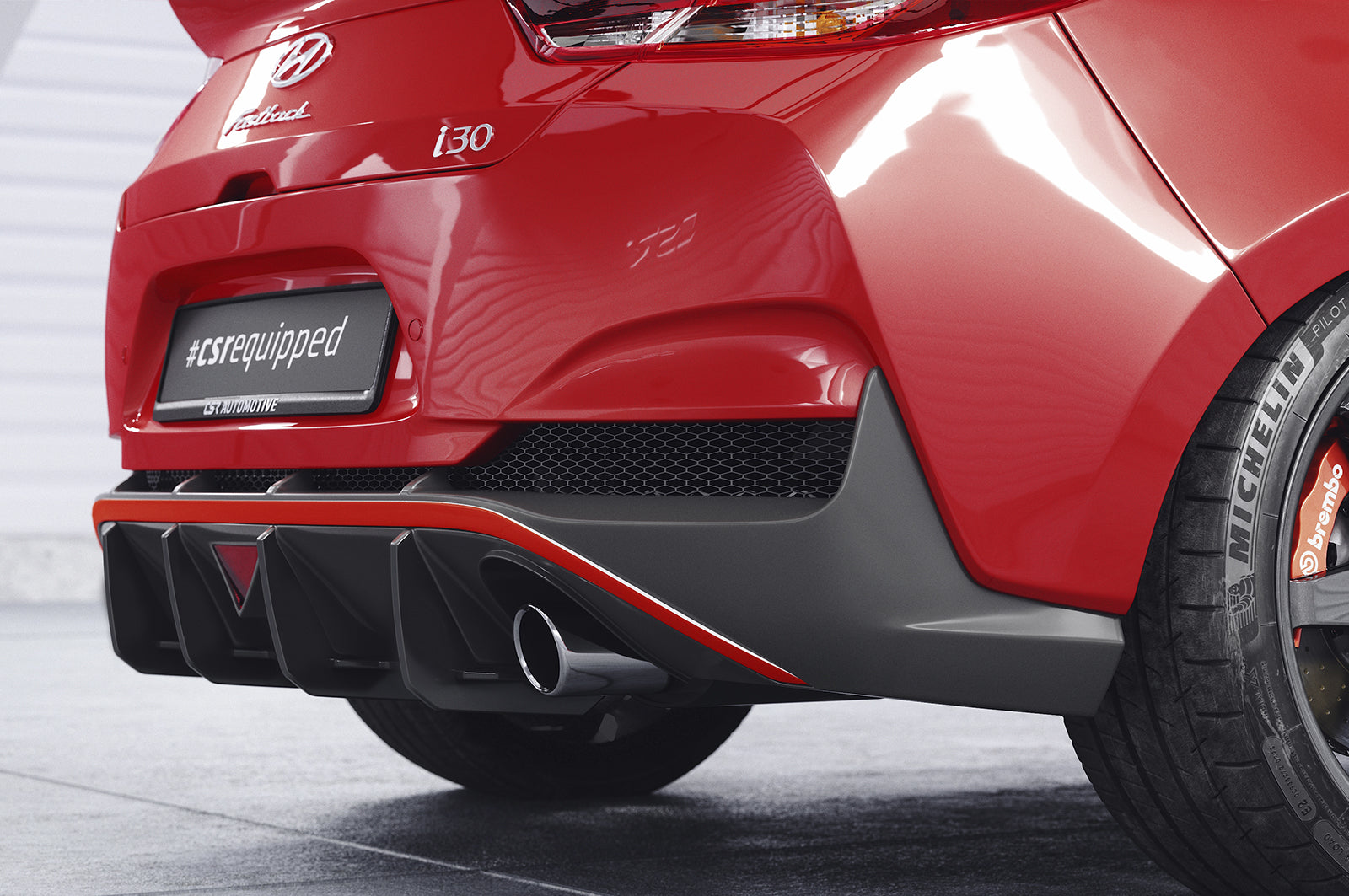CSR Racing Diffusor | Heckansatz für Hyundai I30 (PD) Fastback N HA452