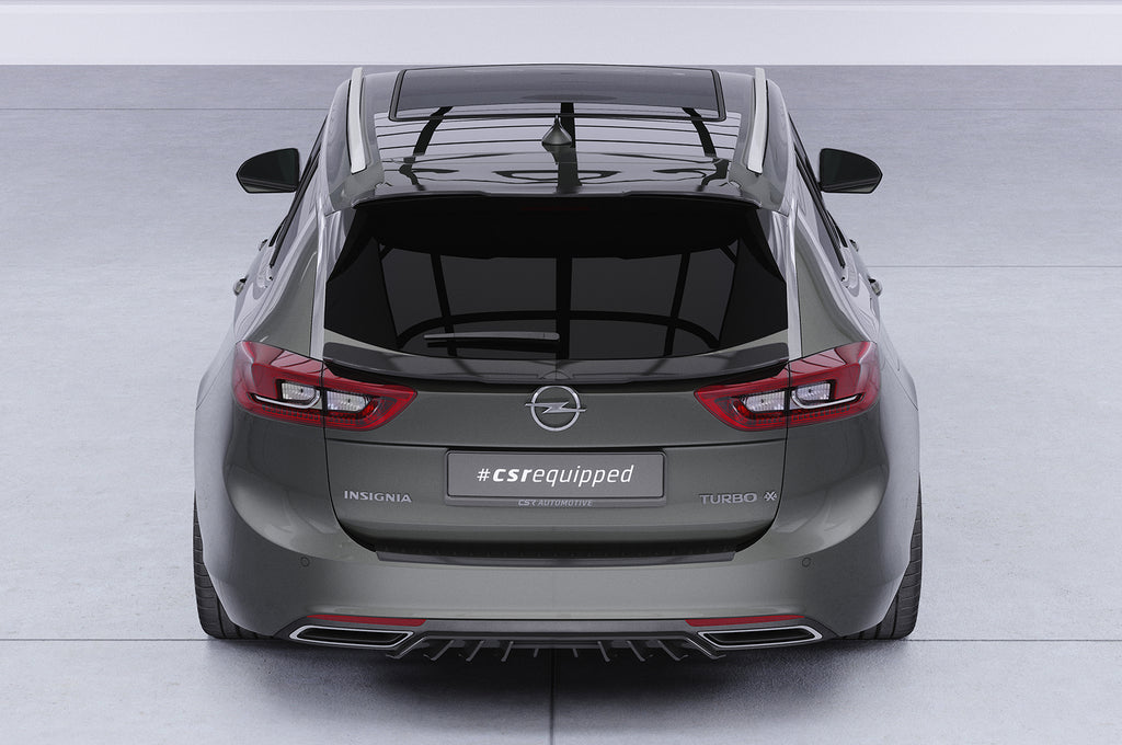 CSR Diffusor | Heckansatz mit ABE für Opel Insignia B Sports Tourer HA455-S Strukturiert schwarz matt (keine Lackierung erforderlich)
