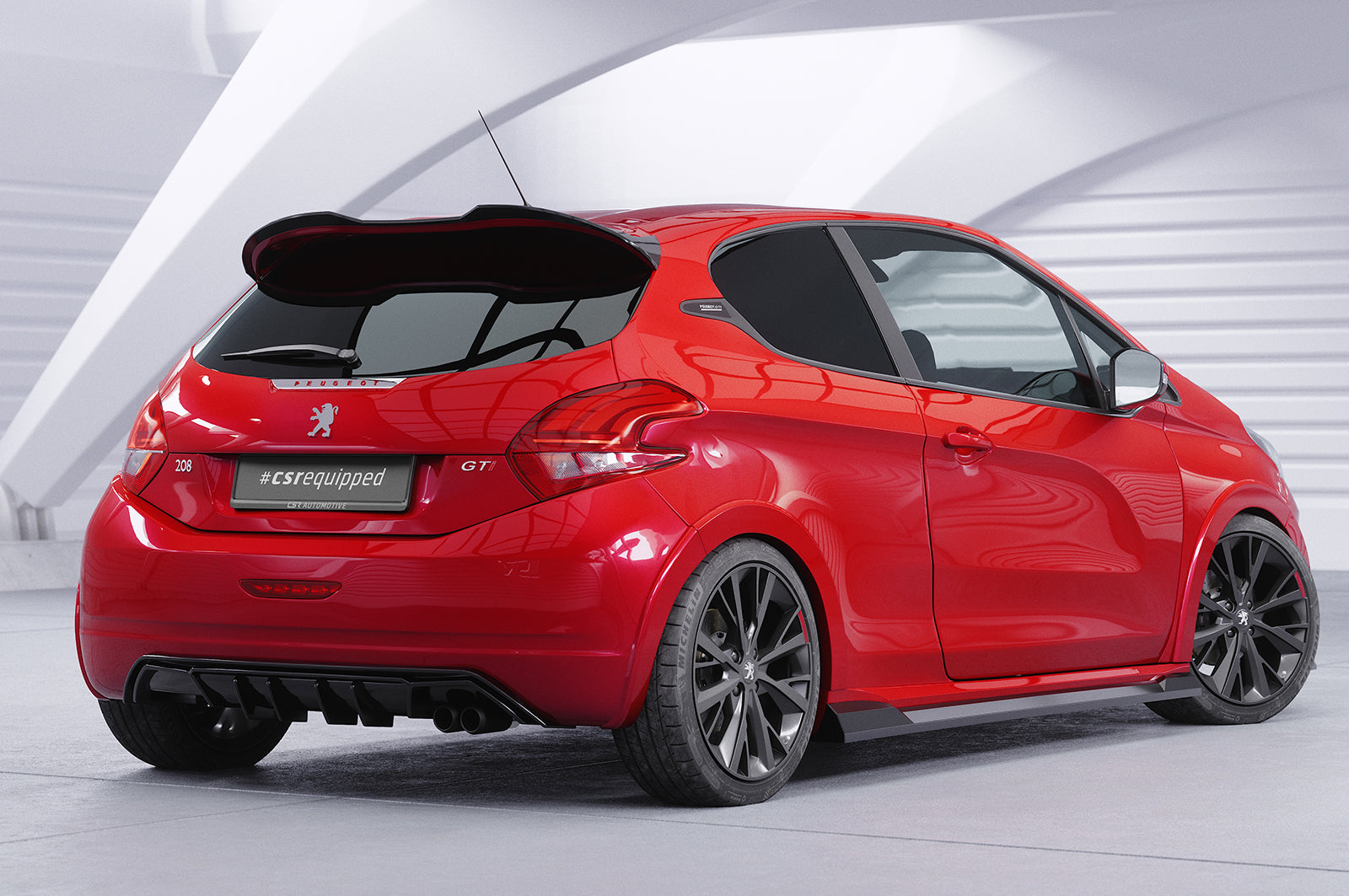 CSR Diffusor | Heckansatz mit ABE für Peugeot 208 GTi HA456