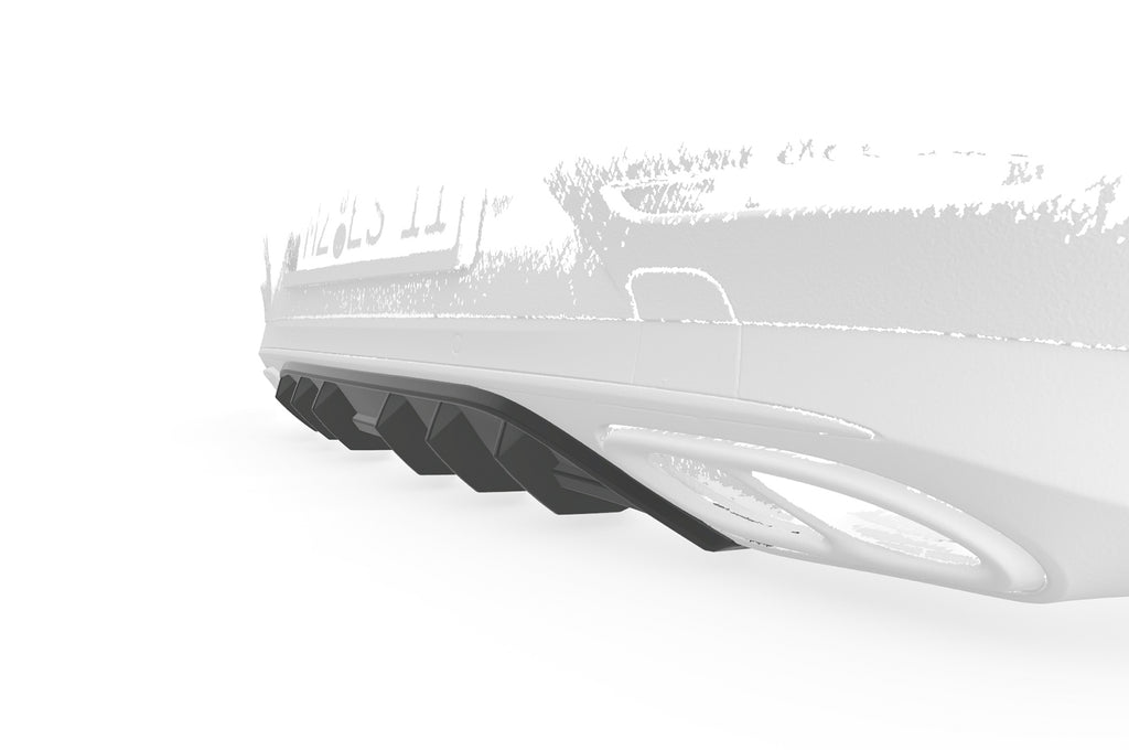 CSR Diffusor | Heckansatz mit ABE für Mercedes-Benz CSL (C257) HA457-C Carbon Look Hochglanz (keine Lackierung erforderlich)