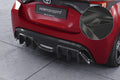CSR Diffusor | Heckansatz mit ABE für Toyota Yaris 4 (XP21) HA459-C Carbon Look Hochglanz (keine Lackierung erforderlich)