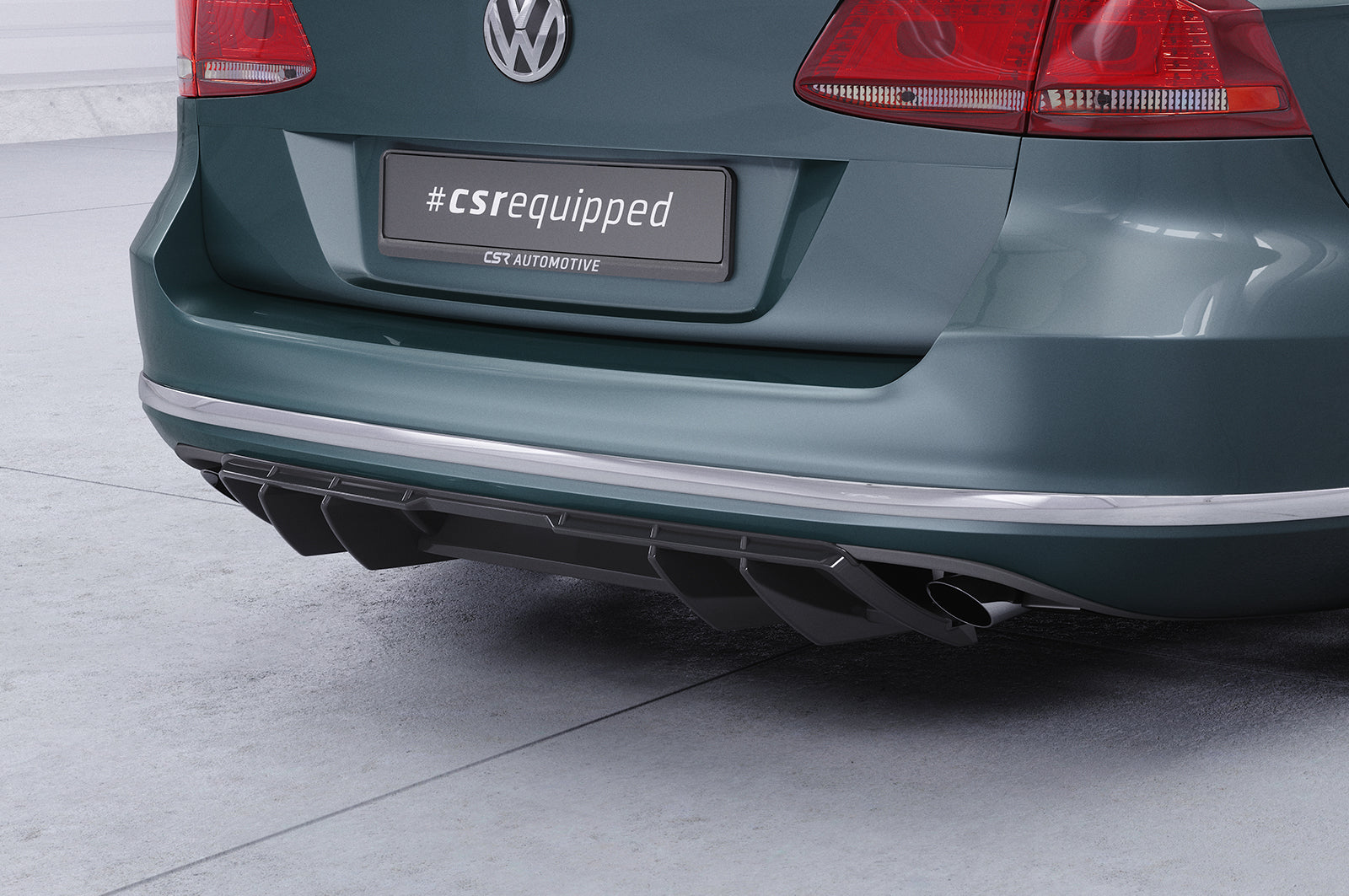 CSR Diffusor | Heckansatz mit ABE für VW Passat B7 (Typ 3C) Variant HA460