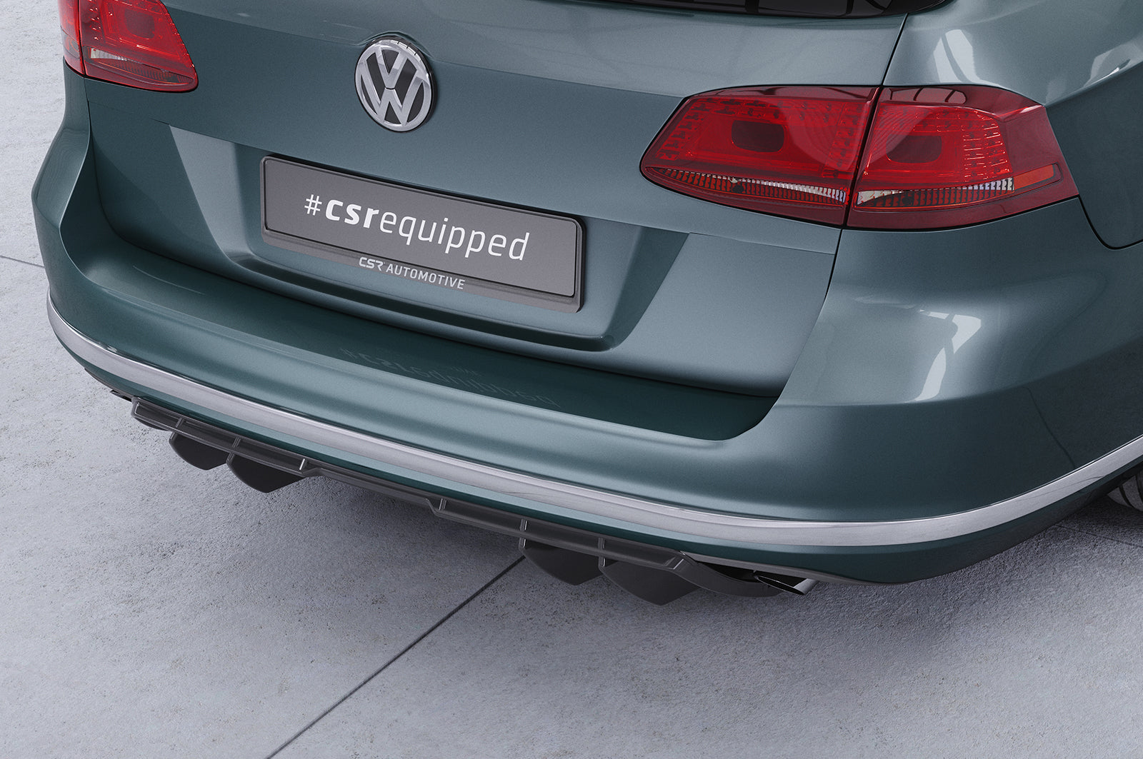 CSR Diffusor | Heckansatz mit ABE für VW Passat B7 (Typ 3C) Variant HA460