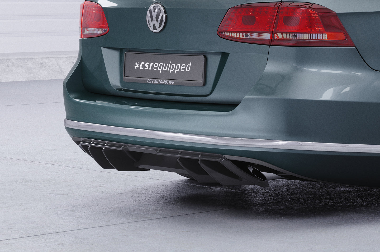 CSR Diffusor | Heckansatz mit ABE für VW Passat B7 (Typ 3C) Variant HA460