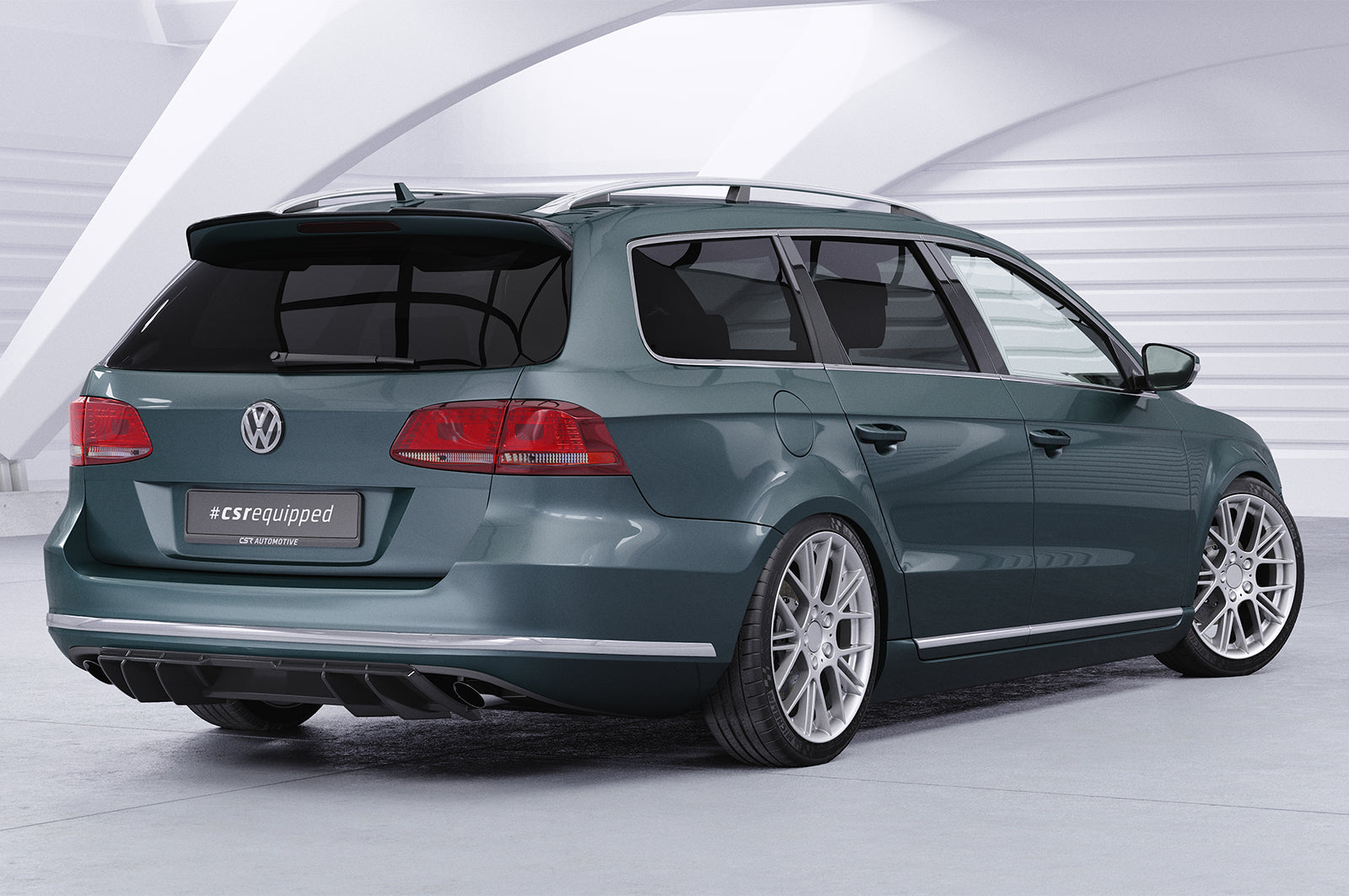 CSR Diffusor | Heckansatz mit ABE für VW Passat B7 (Typ 3C) Variant HA460