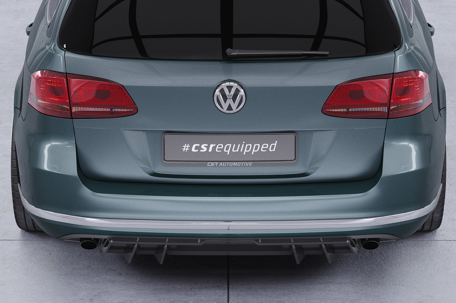 CSR Diffusor | Heckansatz mit ABE für VW Passat B7 (Typ 3C) Variant HA460