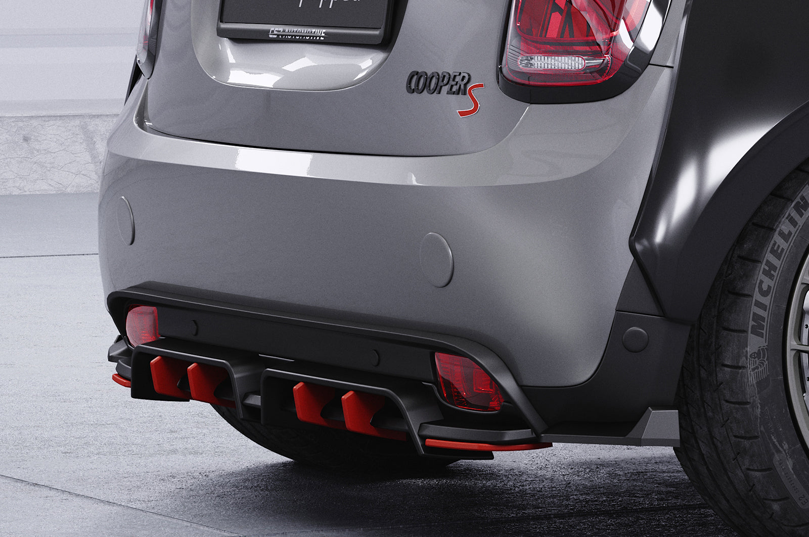 CSR Racing Diffusor | Heckansatz für Mini F56 Cooper SE HA464-L