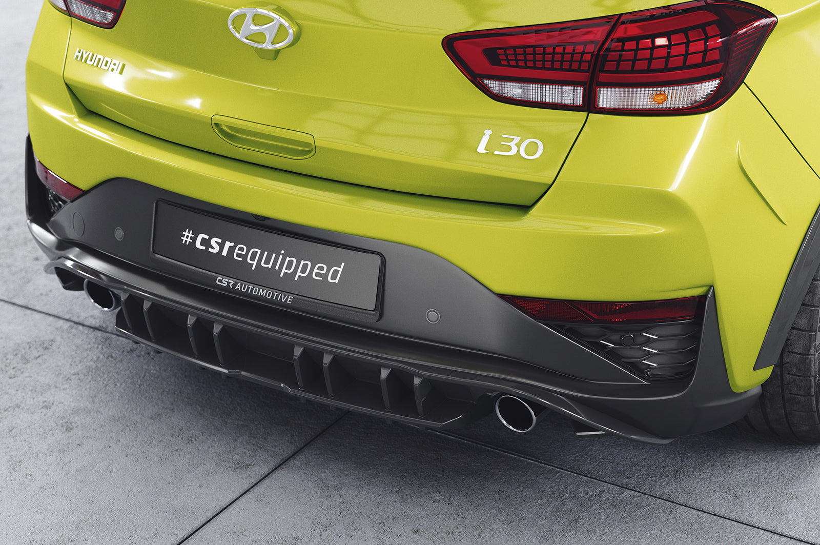 CSR Diffusor | Heckansatz mit ABE für Hyundai I30 (PD) N HA465