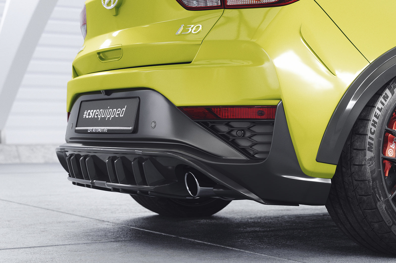 CSR Diffusor | Heckansatz mit ABE für Hyundai I30 (PD) N HA465