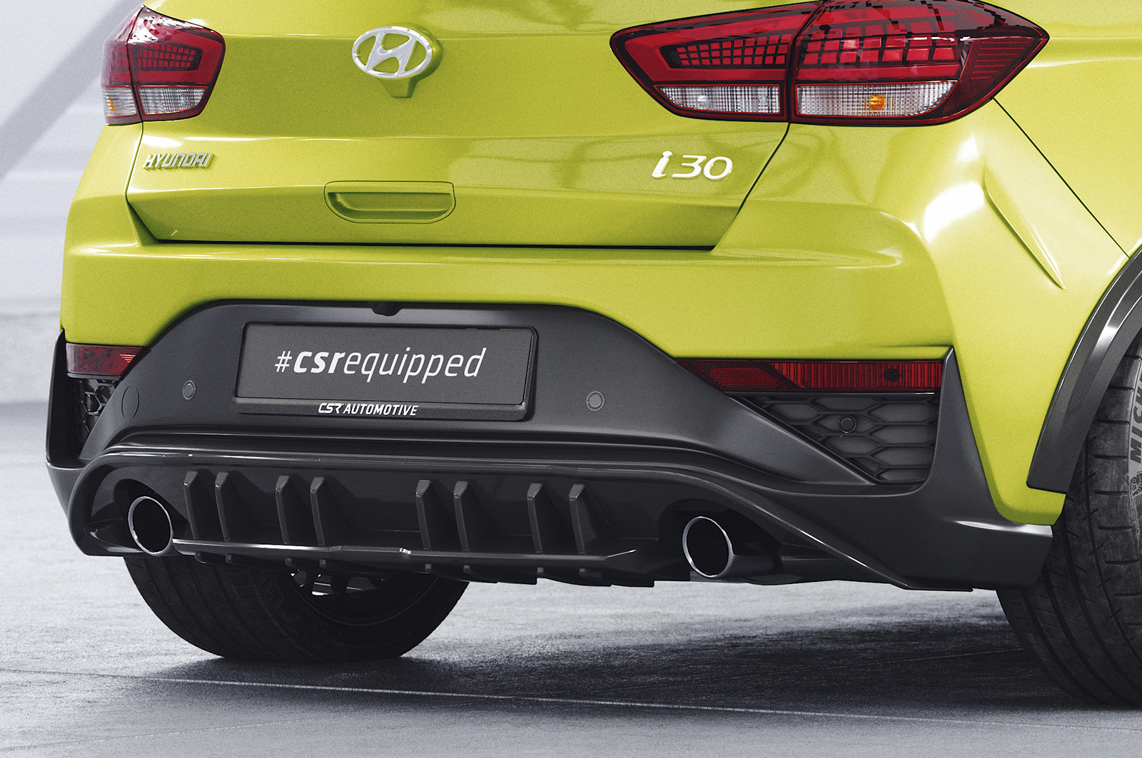 CSR Diffusor | Heckansatz mit ABE für Hyundai I30 (PD) N HA465